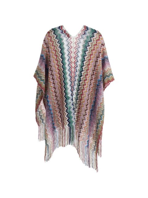 Missoni fringed cape - Pink - zdjęcie produktu nr 2
