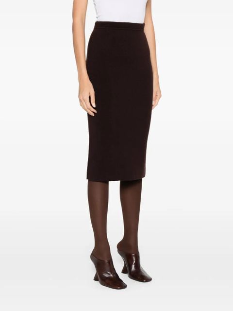 TOM FORD cashmere-blend skirt - Brown - zdjęcie produktu nr 2