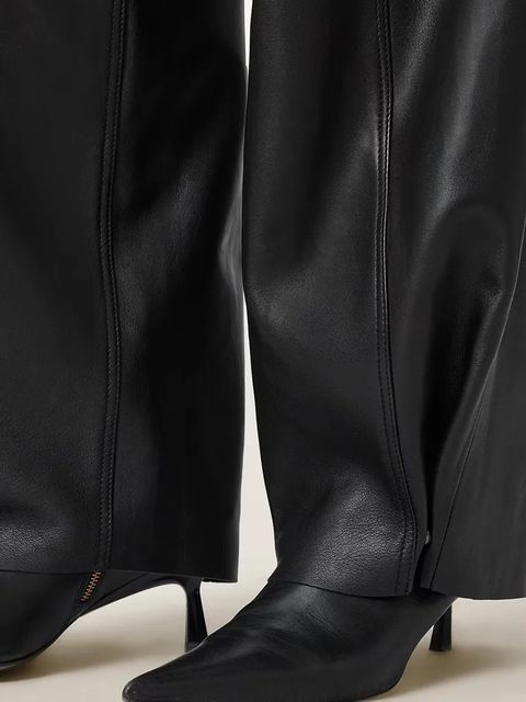 AllSaints spodnie skórzane JETT - zdjęcie produktu nr 2