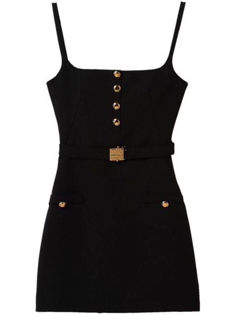 Miu Miu belted wool minidress - Black - zdjęcie produktu nr 1