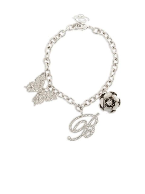 Blumarine butterfly rose charm bracelet - Silver - zdjęcie produktu nr 1