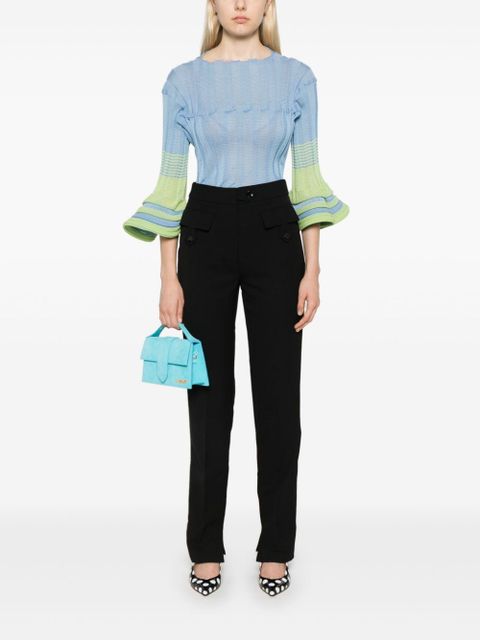 GANNI tapered trousers - Black - zdjęcie produktu nr 2