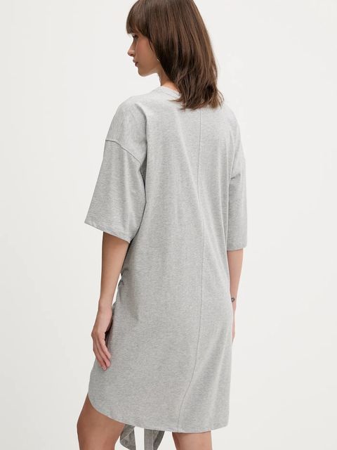 Diesel sukienka D-EIVOR kolor szary mini oversize A19232.0NIAX