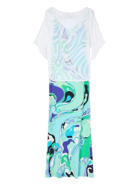 PUCCI abstract-print jersey dress - White - zdjęcie produktu nr 1