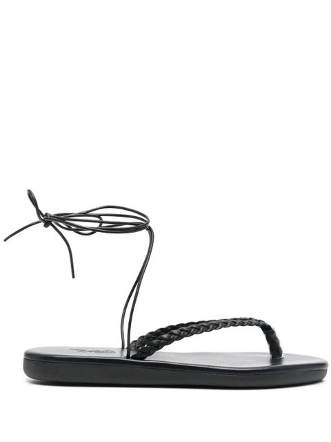 Ancient Greek Sandals braided open-toe sandals - Black - zdjęcie produktu nr 1