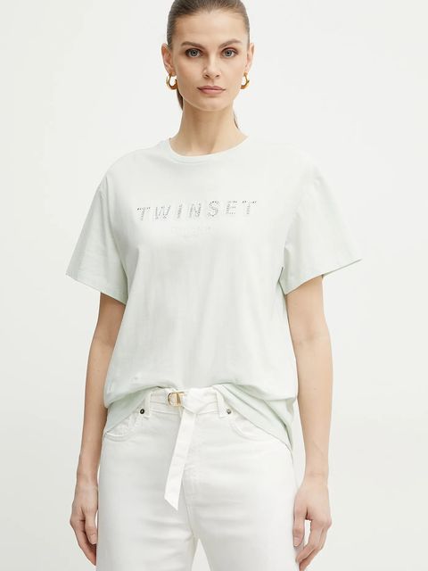 Twinset t-shirt bawełniany - zdjęcie produktu nr 1