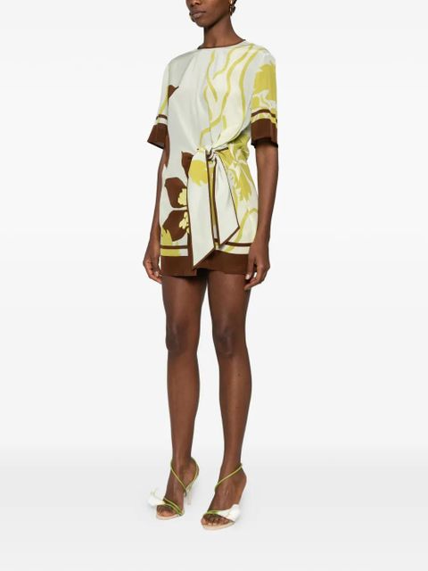 SIR. Amaia floral mini dress - Green