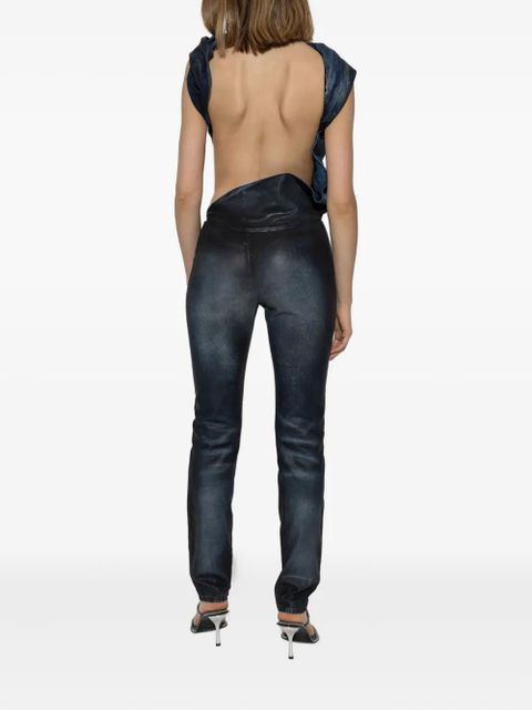 Diesel asymmetric-design jumpsuit - Blue