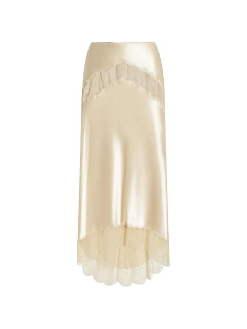 Dolce & Gabbana silk satin skirt - Neutrals - zdjęcie produktu nr 1