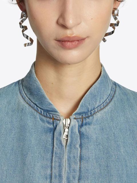 DRIES VAN NOTEN wave stud earrings - Silver - zdjęcie produktu nr 2