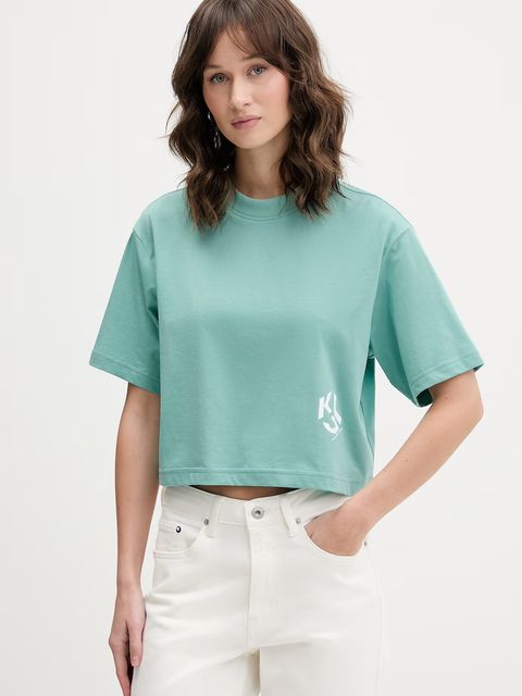 Karl Lagerfeld Jeans t-shirt z bawełny - zdjęcie produktu nr 2