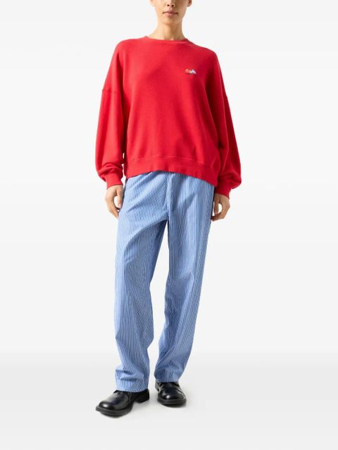 American Vintage long-sleeve crew-neck sweatshirt - Red - zdjęcie produktu nr 2