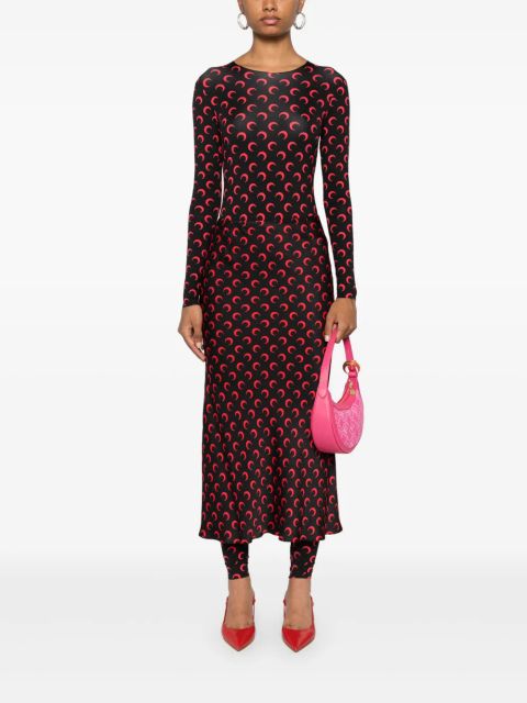 Marine Serre moon-print jumpsuit - Black