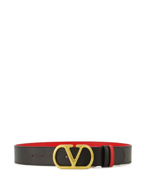 Valentino Garavani reversible logo buckle belt - Red