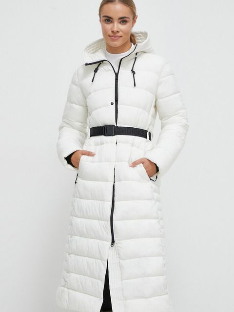 Didriksons kurtka damska kolor biały zimowa - zdjęcie produktu nr 1