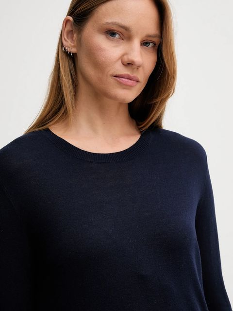 United Colors of Benetton sweter z dodatkiem jedwabiu