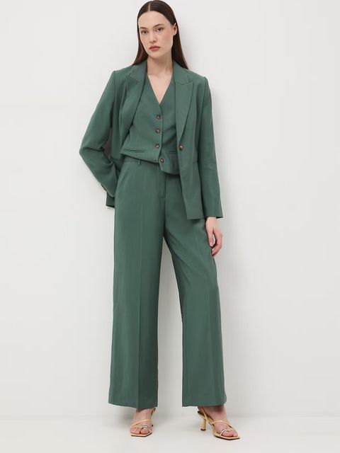 Medicine spodnie wide leg damskie z wiskozą - zdjęcie produktu nr 1