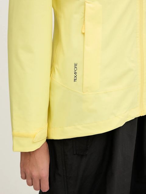 Jack Wolfskin kurtka outdoorowa Moonrise 3in1 kolor żółty