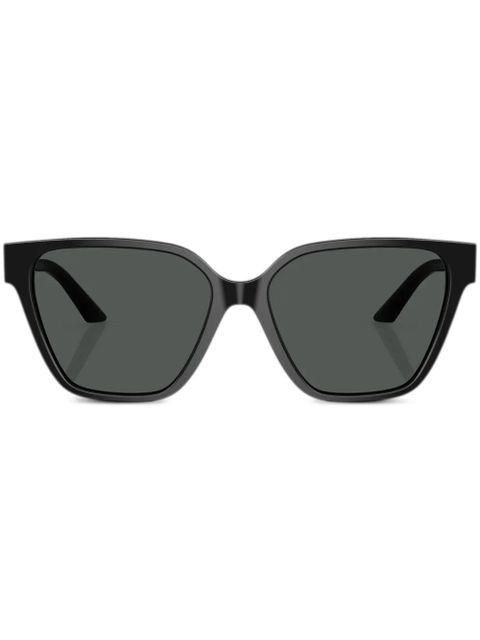 Versace Eyewear Greca strass butterfly-frame sunglasses - Black - zdjęcie produktu nr 1