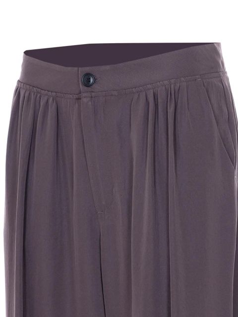 Eleh wide-leg trousers - Purple