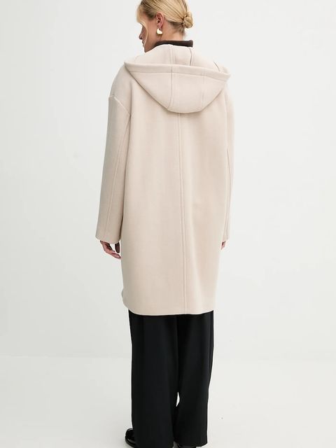 MAX&Co. płaszcz z dodatkiem wełny kolor beżowy 2526086124200 - zdjęcie produktu nr 2