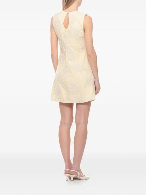 ROTATE BIRGER CHRISTENSEN floral-print dress - Yellow