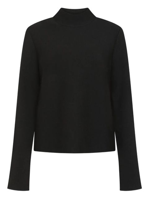 KHAITE high-neck wool sweater - Black - zdjęcie produktu nr 1
