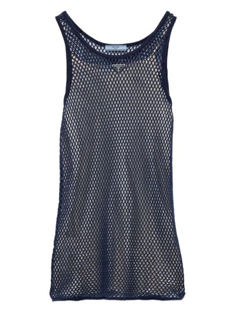 Prada mesh mini dress - Blue - zdjęcie produktu nr 1