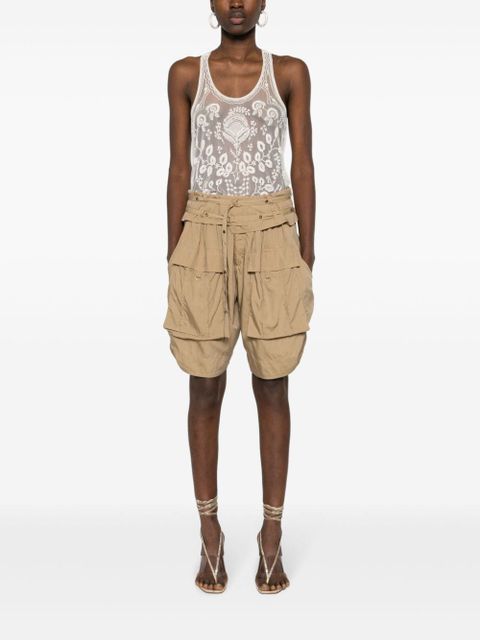 ISABEL MARANT Heidi cargo shorts - Brown