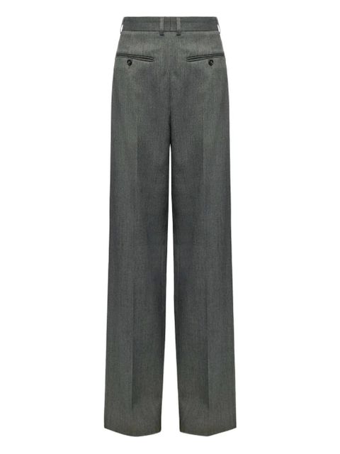 MM6 Maison Margiela high-waisted trousers - Grey - zdjęcie produktu nr 1
