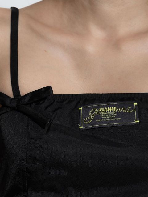 GANNI strap top - Black