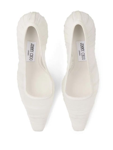 Jimmy Choo 10mm Lotta pumps - White