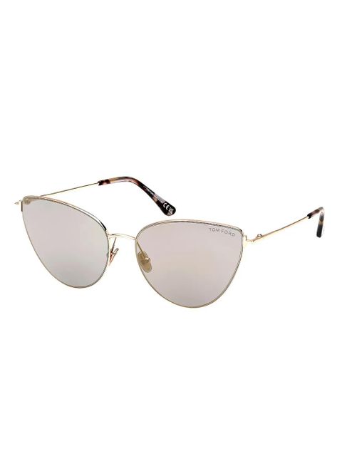 TOM FORD Eyewear cat-eye full-rim sunglasses - Gold