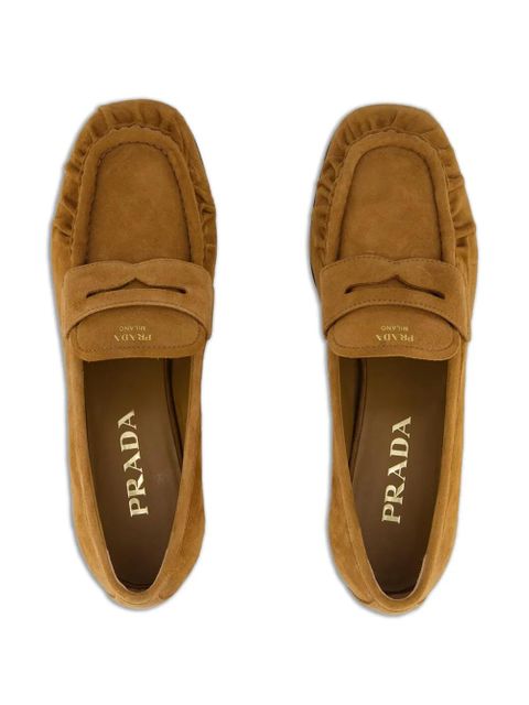 Prada suede loafers - Brown