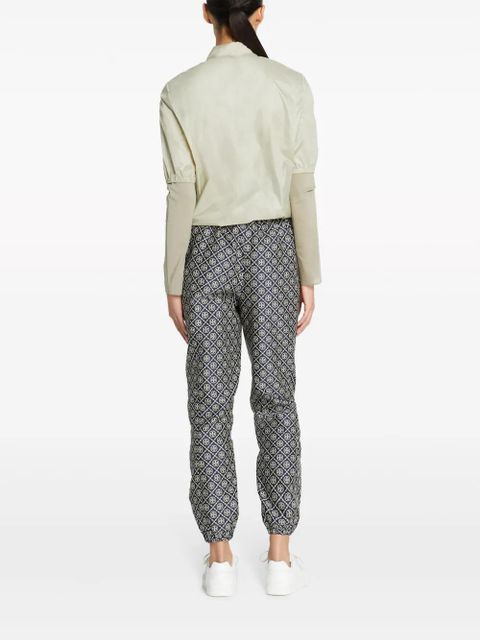 Tory Burch T Monogram tech jacquard trousers - Blue