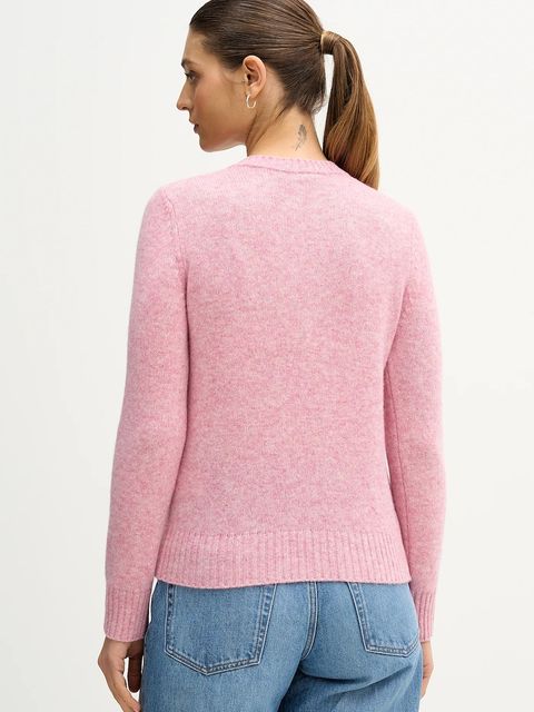 United Colors of Benetton kardigan wełniany kolor różowy 103ME500L