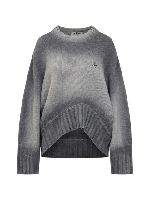 The Attico dip-dye knit sweater - Grey - zdjęcie produktu nr 1