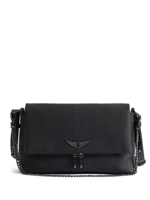 Zadig&Voltaire Rocky II Soft Savage chain-strap satchel bag - Black - zdjęcie produktu nr 1