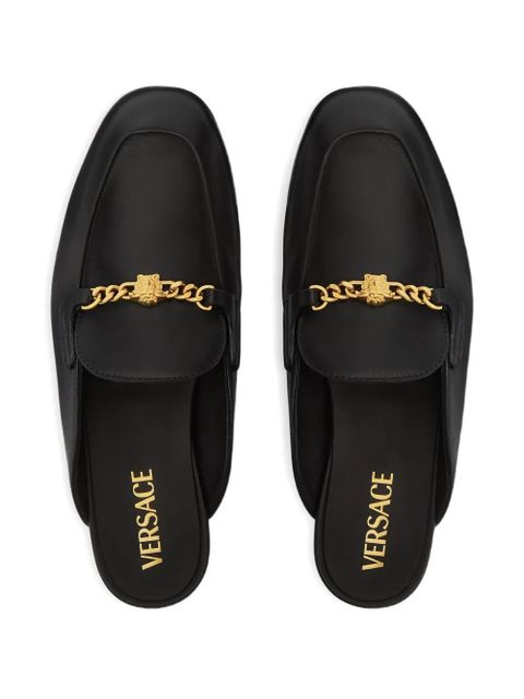 Versace Medusa leather mules - Black