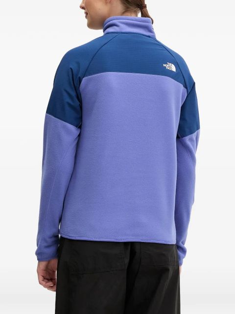 The North Face quarter-zip colour-block sweatshirt - Blue