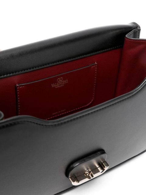 Valentino Garavani Letter leather crossbody bag - Black