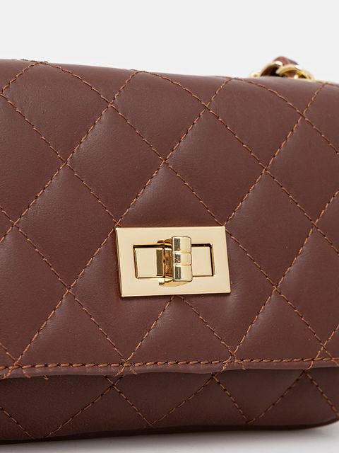 Answear.LAB torebka skórzana kolor brązowy - zdjęcie produktu nr 2