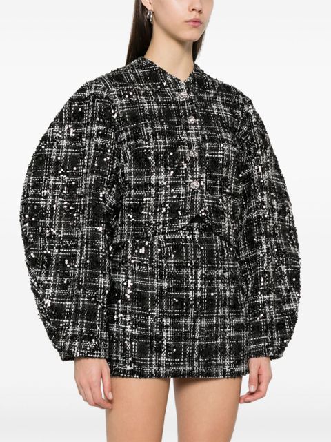 ROTATE BIRGER CHRISTENSEN bouclé jacket - Black