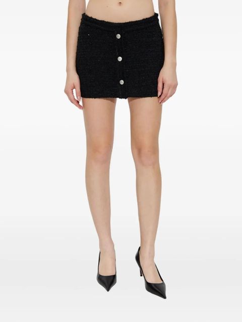 MISBHV bouclé mini skirt - Black