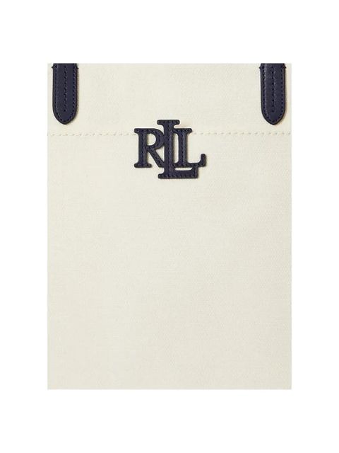 Lauren Ralph Lauren large Cameryn logo-plaque tote bag - Neutrals