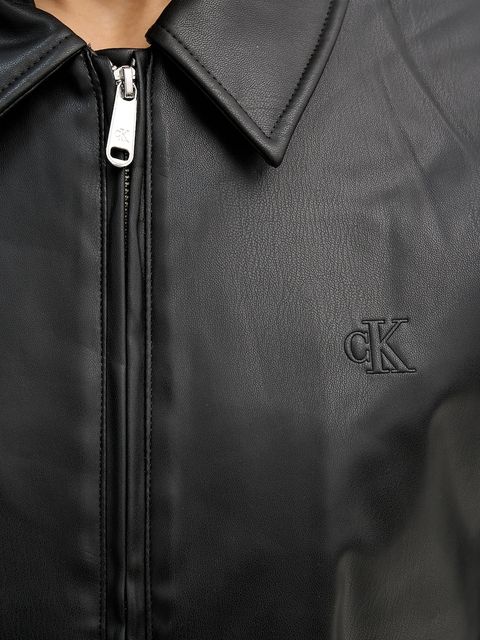 Calvin Klein Jeans kurtka kolor czarny przejściowa oversize LV047E507G