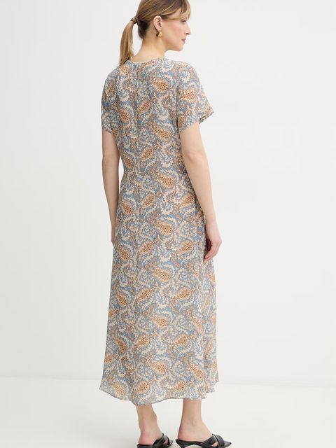 Weekend Max Mara sukienka jedwabna CRESPO