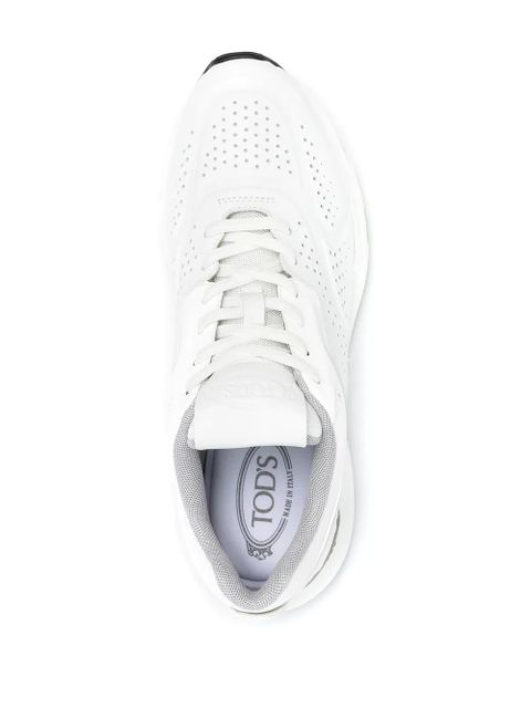 Tod's perforated low-top sneakers - White