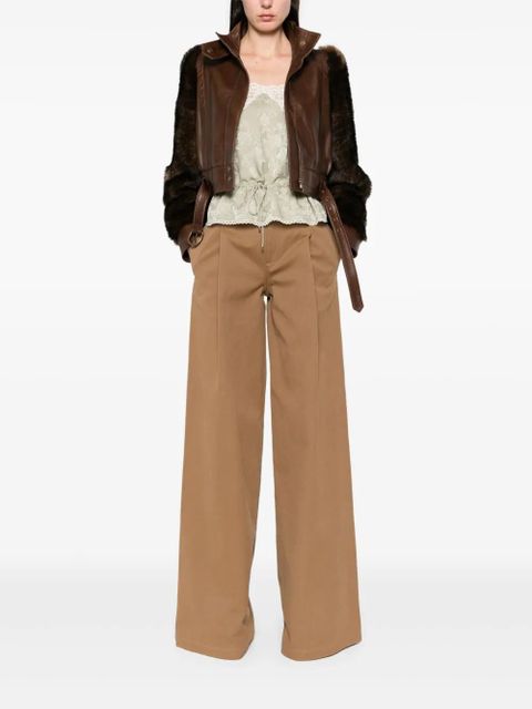 Chloé buttoned trousers - Brown