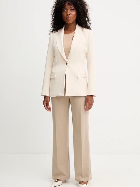 Morgan marynarka kolor beżowy jednorzędowa gładka VAKA.F - zdjęcie produktu nr 2